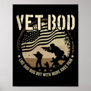 Bod - Like Dad Bod But More Knee Pain Poster