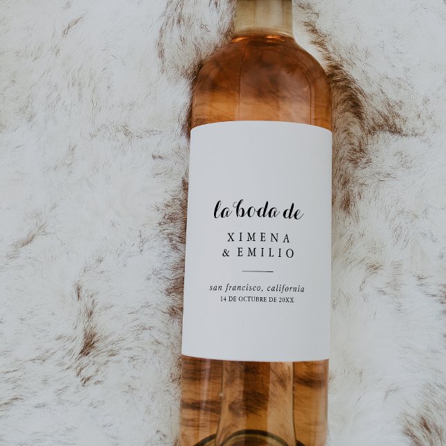 Boda Española Wine Labels (Creator Uploaded)