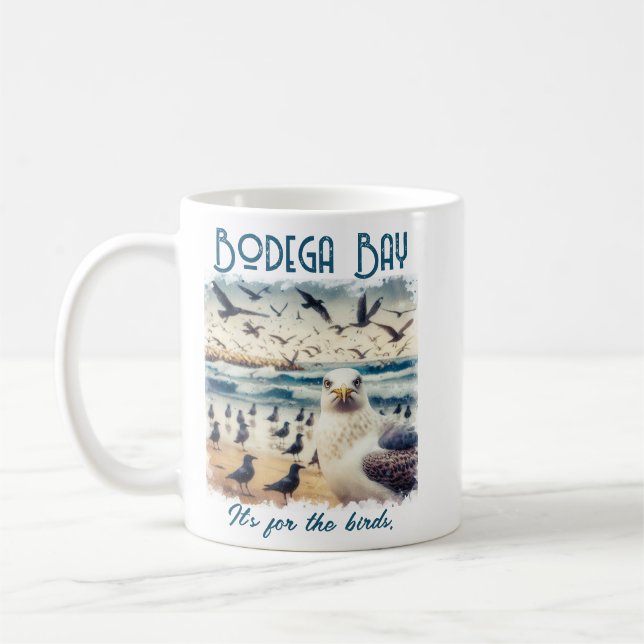 Bodega Bay California Souvenir Gift Coffee Mug (Left)