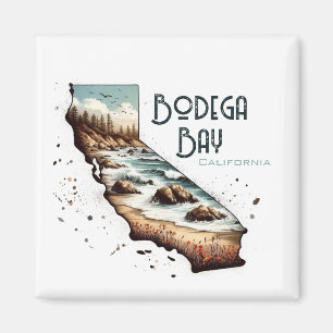 Bodega Bay California Souvenir Gift Magnet