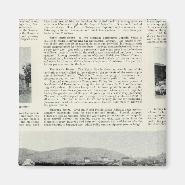 Bodega, California Magnet (Front)