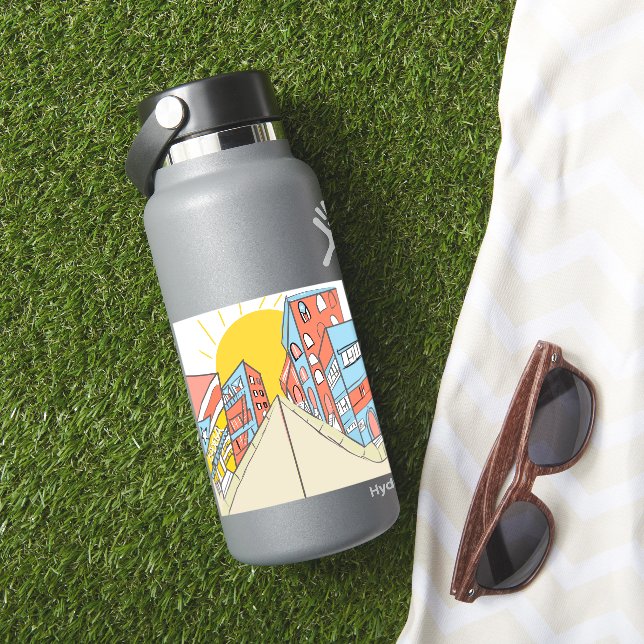 Bodega City Spanish Hand Drawn      Sticker (HydroFlask Insitu)