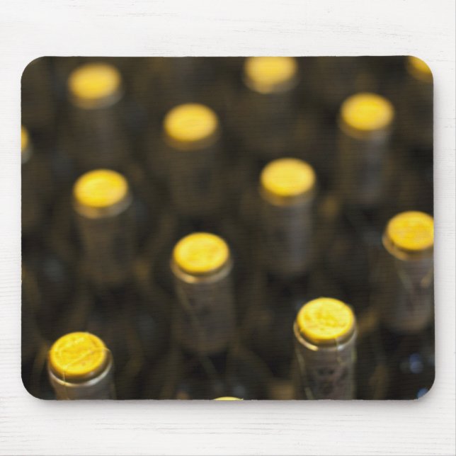 Bodega Marques de Riscal winery, wine bottles Mouse Mat (Front)