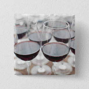 Bodega Marques de Riscal winery, wine tasting 15 Cm Square Badge