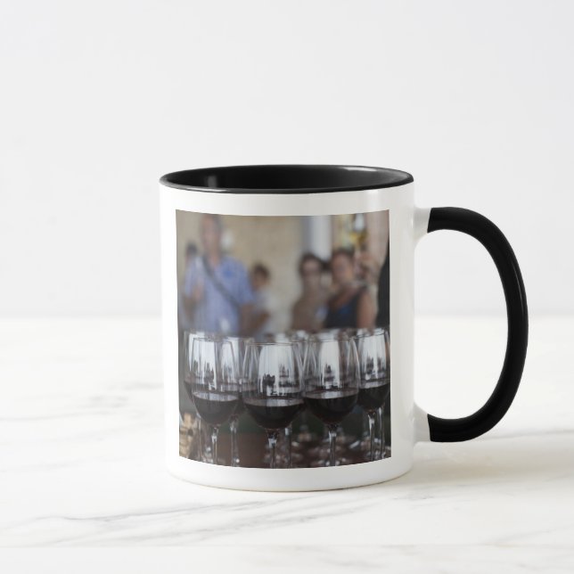 Bodega Marques de Riscal winery, wine tasting Mug (Right)