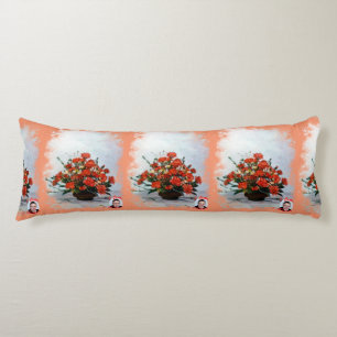 Bodegón de flores/Still life of flowers Body Cushion
