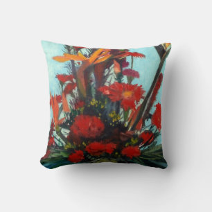 Bodegón de flores/Still life of flowers Cushion