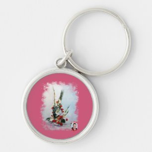 Bodegón de flores/Still life of flowers Key Ring