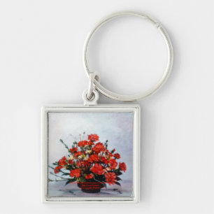 Bodegón de flores/Still life of flowers Key Ring