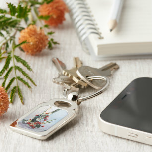 Bodegón de flores/Still life of flowers Key Ring