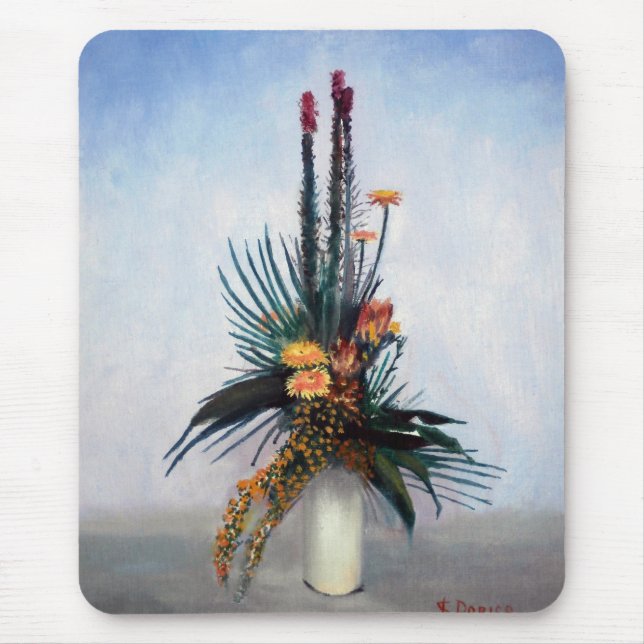 Bodegón de flores/Still life of flowers Mouse Mat (Front)