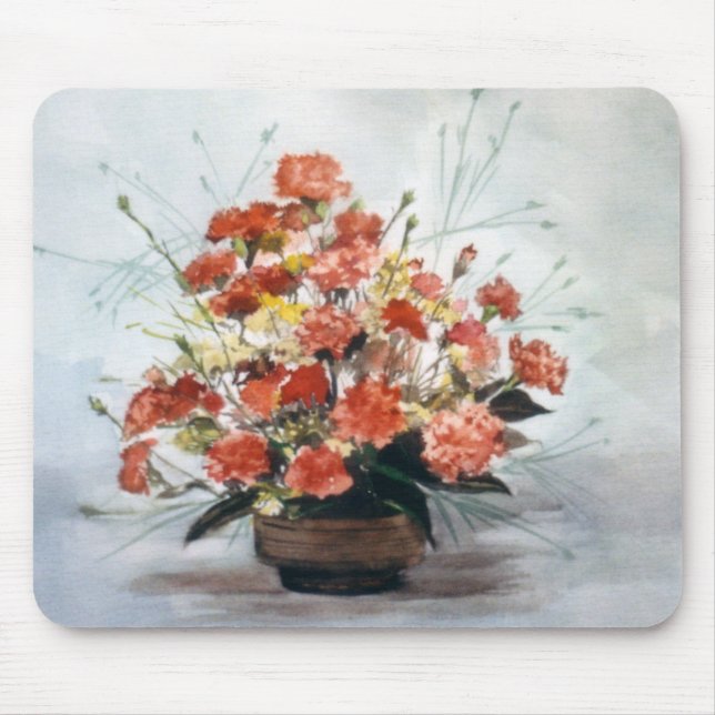 Bodegón de flores/Still life of flowers Mouse Mat (Front)