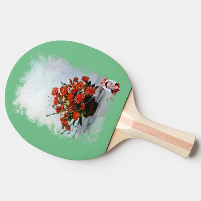 Bodegón de flores/Still life of flowers Ping Pong Paddle (Side)