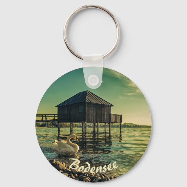 Bodensee Sunset Souvenir Keychain (Front)