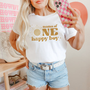 BODHI Boho Sun Retro One Happy Dude Mama T-Shirt