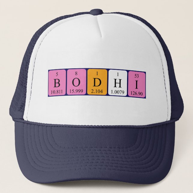 Bodhi periodic table name hat (Front)