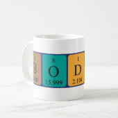 Bodhi periodic table name mug (Front Left)