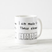 Bodhi periodic table name mug (Front Right)