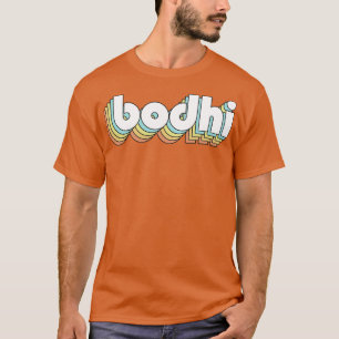 Bodhi Retro Rainbow Typography Faded Style 2 T-Shirt