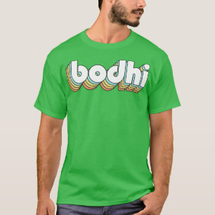 Bodhi Retro Rainbow Typography Faded Style T-Shirt