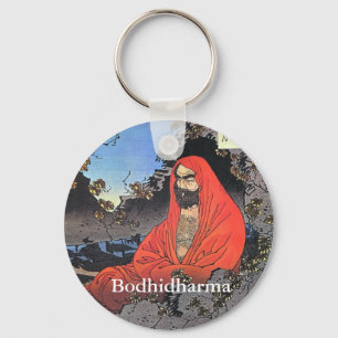 Bodhidharma by Yoshitoshi1887 Key Ring
