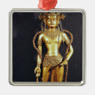 Bodhisattva Avalokitecvara, 15th-16th century Metal Tree Decoration