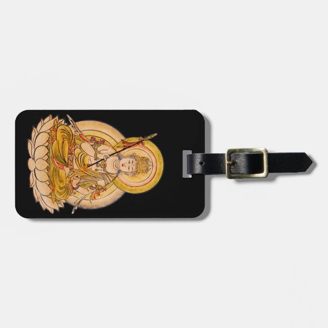 Bodhisattva Fine Art Luggage Tag (Front Horizontal)