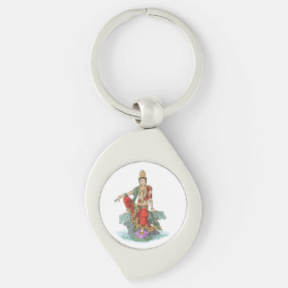 Bodhisattva of Compassion Metal Keychain