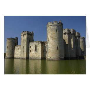 Bodiam Castle (1385), reflected in moat, East