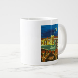 Bodiam Castle by Moonlight 2010 Large Coffee Mug