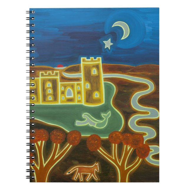 Bodiam Castle by Moonlight 2010 Notebook (Front)