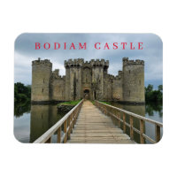 Bodiam Castle view fridge magnet