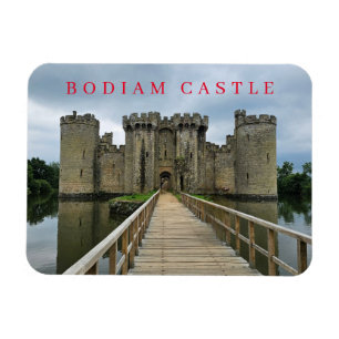 Bodiam Castle view fridge magnet