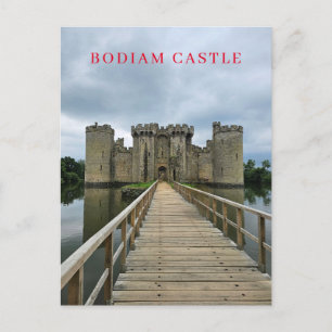 Bodiam Castle view postcard