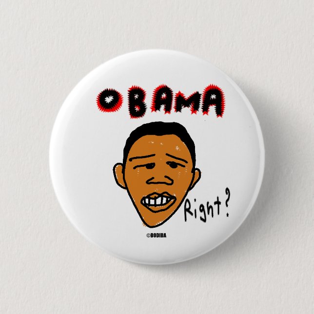 bodibaObama 6 Cm Round Badge (Front)
