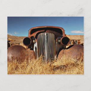Bodie Abandoned Car Postcard