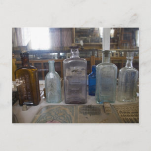 Bodie Antique Bottles Postcard