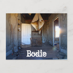 Bodie, California Ghost Town, Abandoned Home Postcard