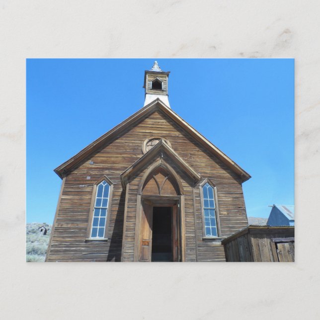 Bodie Church, CA Postcard (Front)