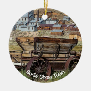 Bodie Ghost Town California Ceramic Tree Decoration