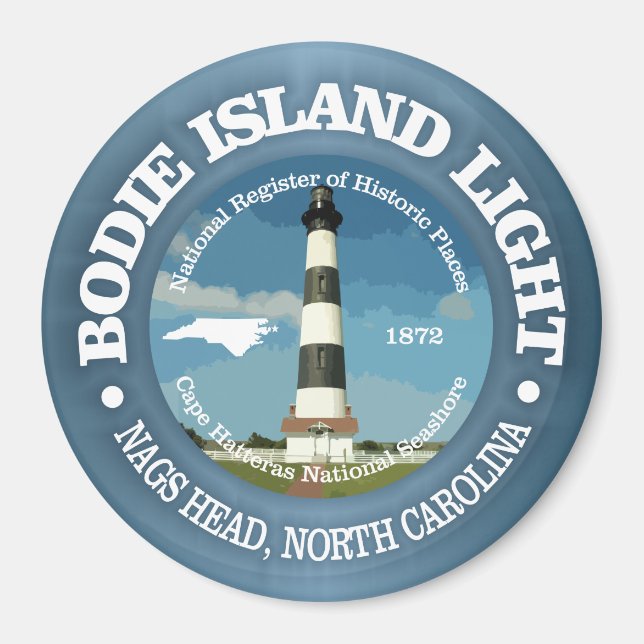 Bodie Island Light Magnet (Front)