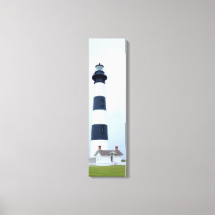 Bodie Island Lighthouse Exterior Vertical Canvas Print