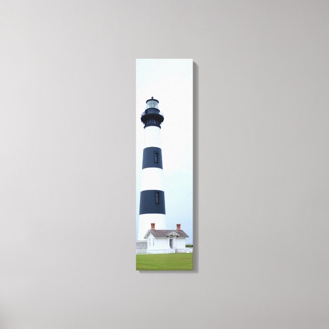 Bodie Island Lighthouse Exterior Vertical Canvas Print (Front)