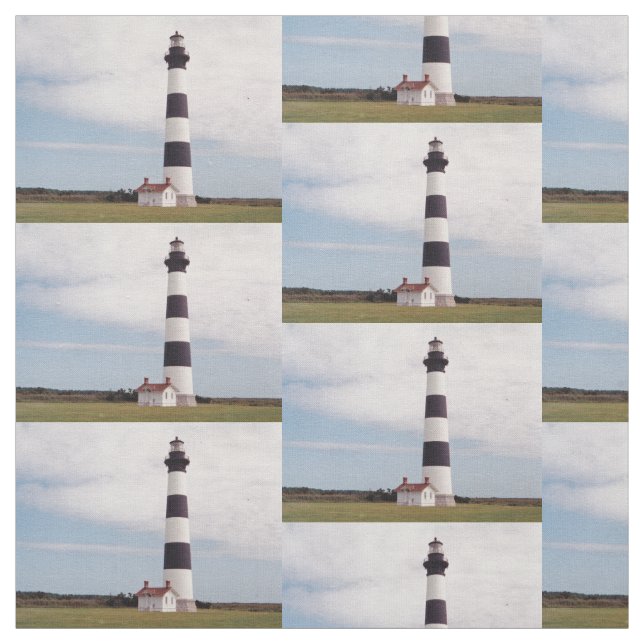Bodie Island Lighthouse Fabric (Swatch)