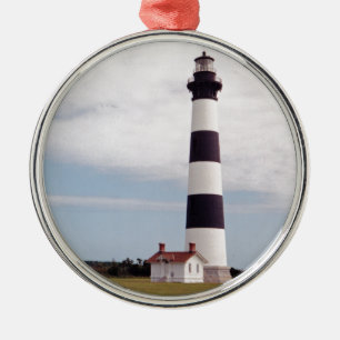 Bodie Island Lighthouse Metal Tree Decoration