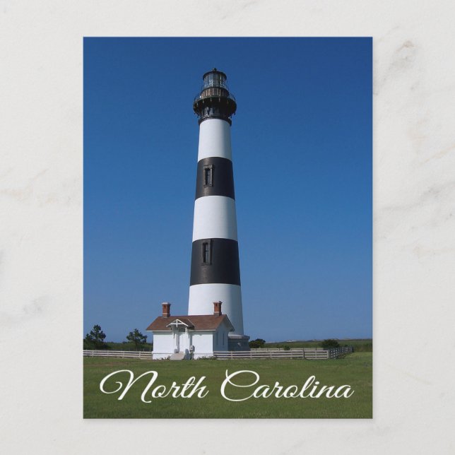 Bodie Island Lighthouse, Nags Head North Carolina Postcard (Front)
