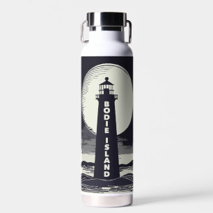 Bodie Island Lighthouse North Carolina Moon Water Bottle