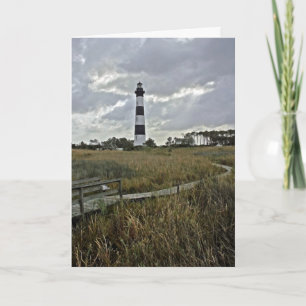 Bodie Island Lighthouse Out Of The Gloom Card