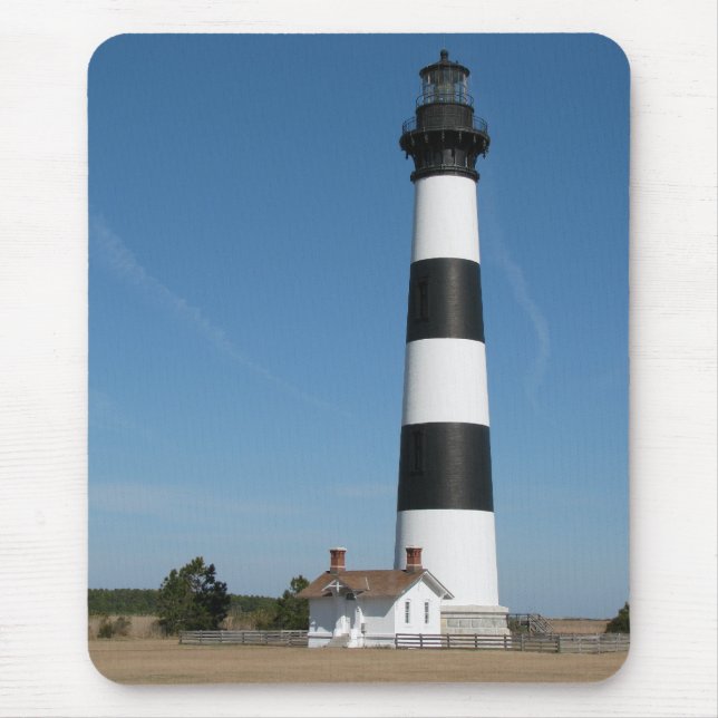 Bodie Island Lighthouse Outer Banks NC Mousepad (Front)