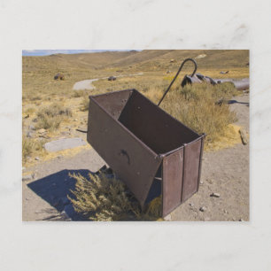 Bodie Mining Cart Postcard